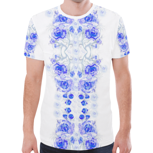 flower harmony 6 New All Over Print T-shirt for Men/Large Size (Model T45)