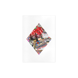 Diamond Playing Card Shape - Las Vegas Icons Art Print 7‘’x10‘’