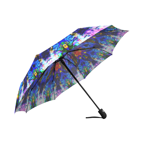 Pink Crochet Auto-Foldable Umbrella (Model U04)