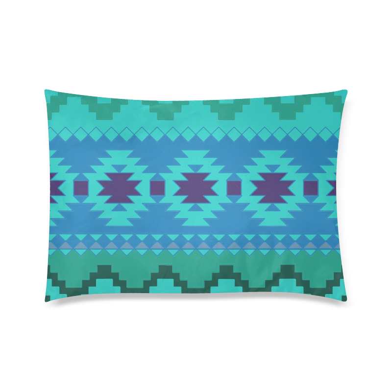 background Custom Zippered Pillow Case 20"x30"(Twin Sides)