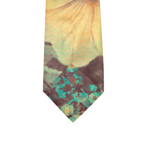 flowers #flowers #pattern Custom Peekaboo Tie with Hidden Picture