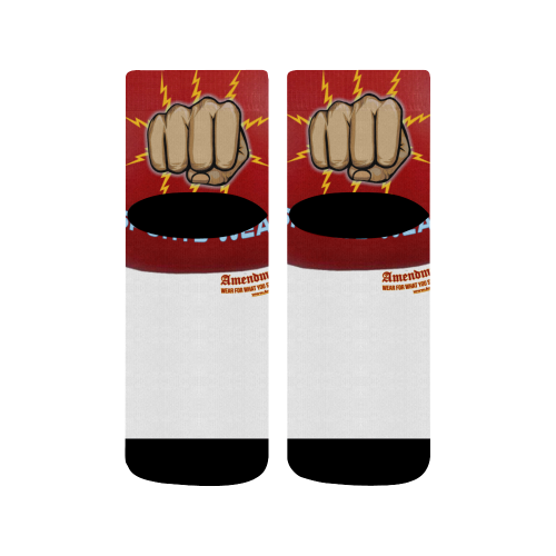 Shocking Thunder quarter  socks Quarter Socks