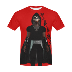CRX Hustler Tee Red All Over Print T-Shirt for Men (USA Size) (Model T40)
