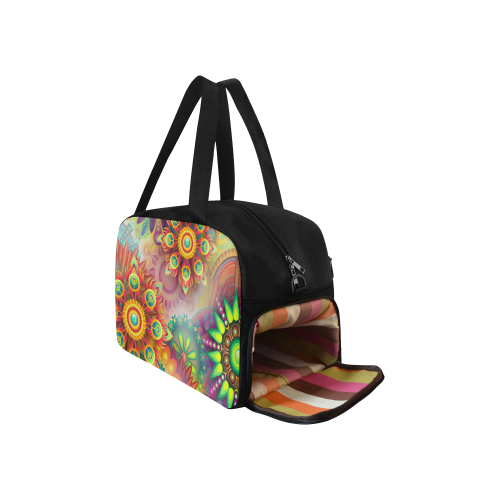 colorful-abstract 3D Fitness Handbag (Model 1671)
