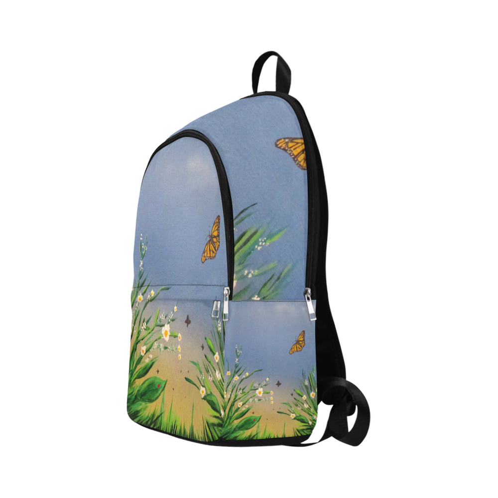 Butterfly Peace Fabric Backpack for Adult (Model 1659)