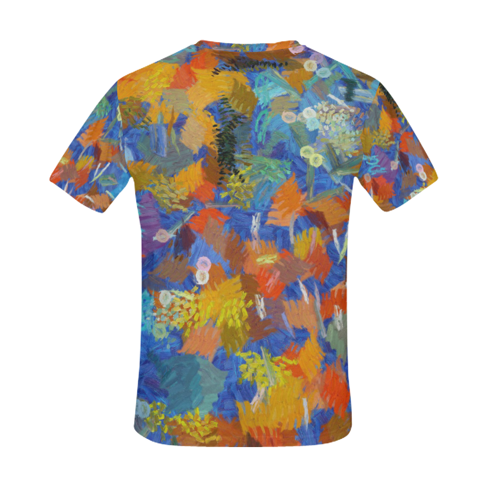 Colorful paint strokes All Over Print T-Shirt for Men (USA Size) (Model T40)