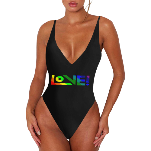 LOVE! - swimsuit Sexy Low Back One-Piece Swimsuit (Model S09)