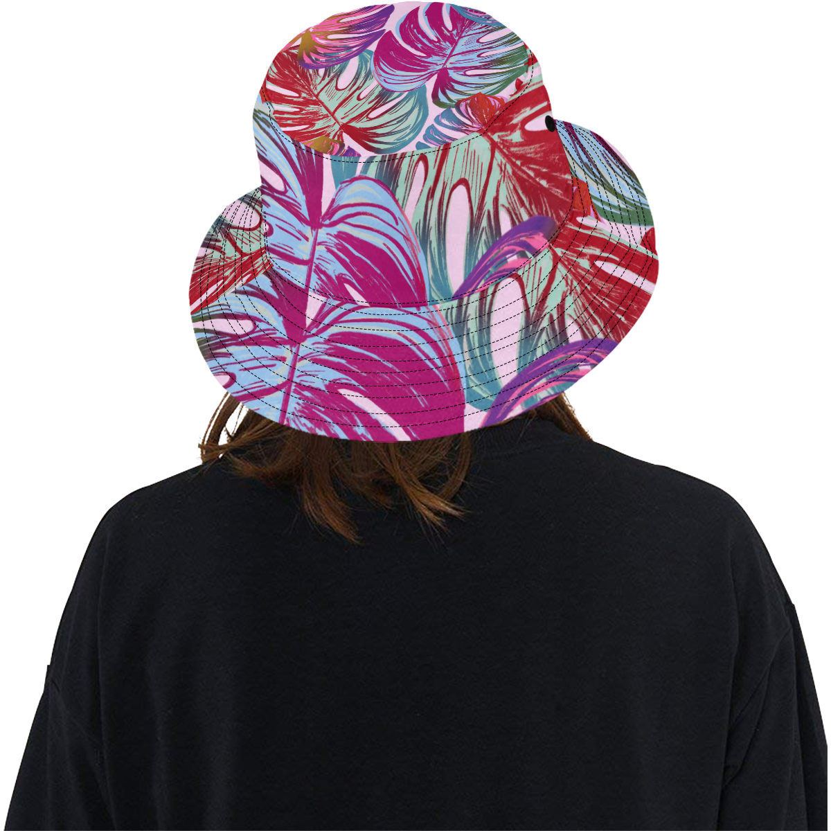 Pretty Leaves B by JamColors All Over Print Bucket Hat