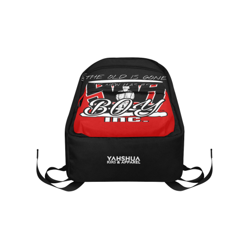 YahBoy Inc. Red Large Capacity Travel Backpack (Model 1691)