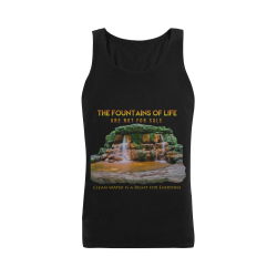 Fountains-of-Life Men's Shoulder-Free Tank Top (Model T33)