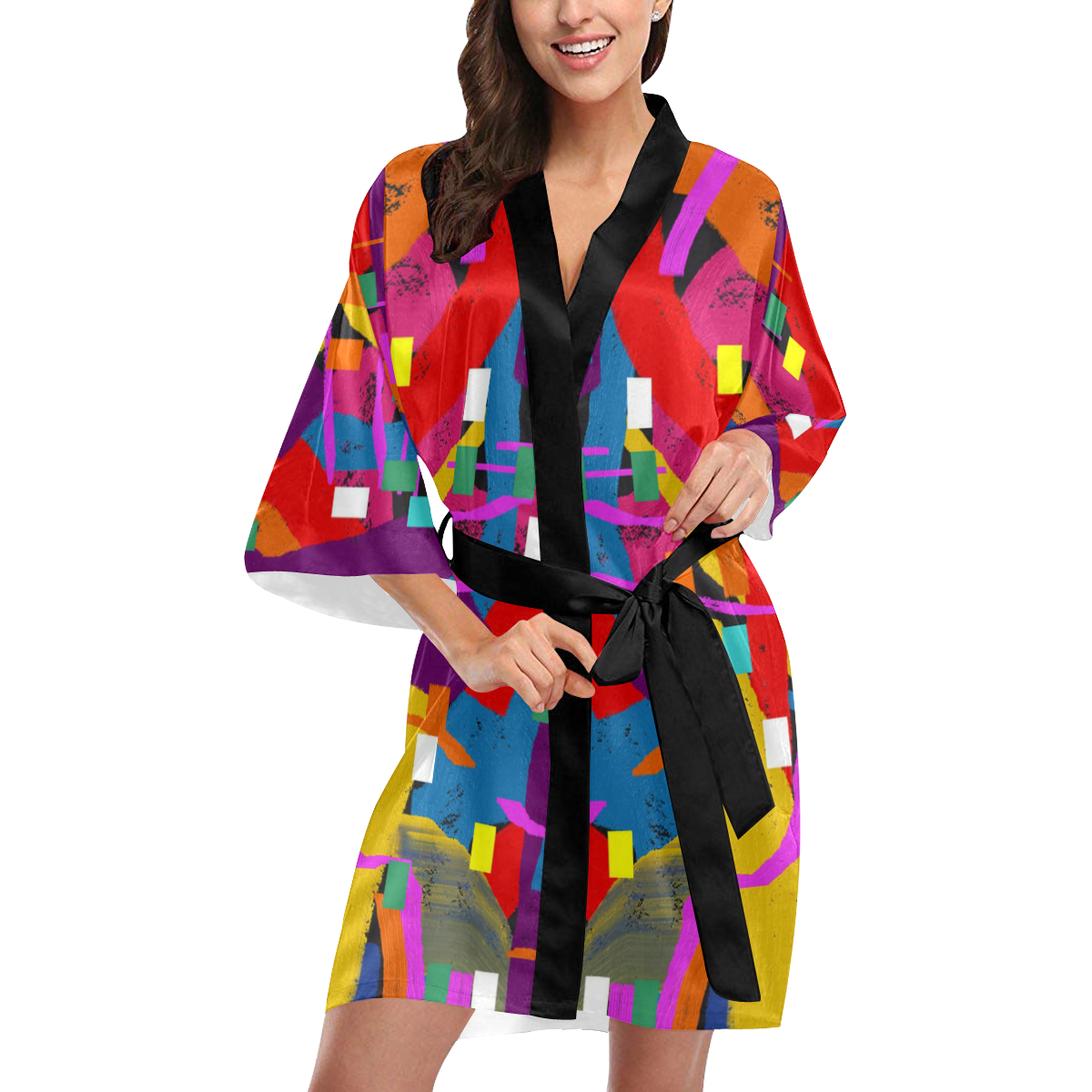 CONFETTI NIGHTS 2 Kimono Robe