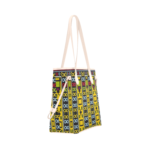 Shapes rows Clover Canvas Tote Bag (Model 1661)