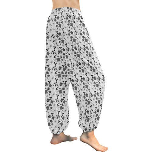 haram pants -b&Wroses Women's All Over Print Harem Pants (Model L18)