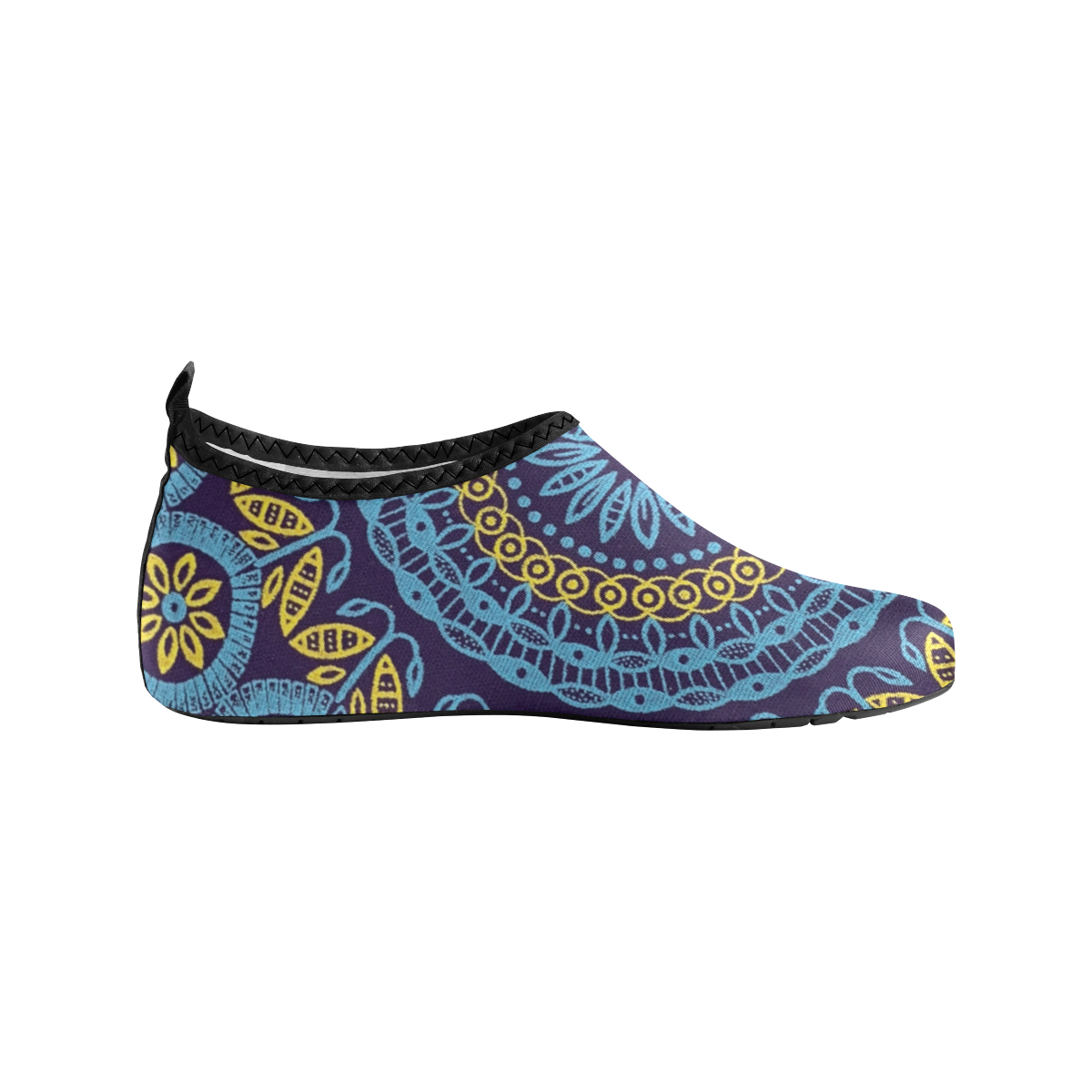MANDALA PLANETS ALIGN Men's Slip-On Water Shoes (Model 056)