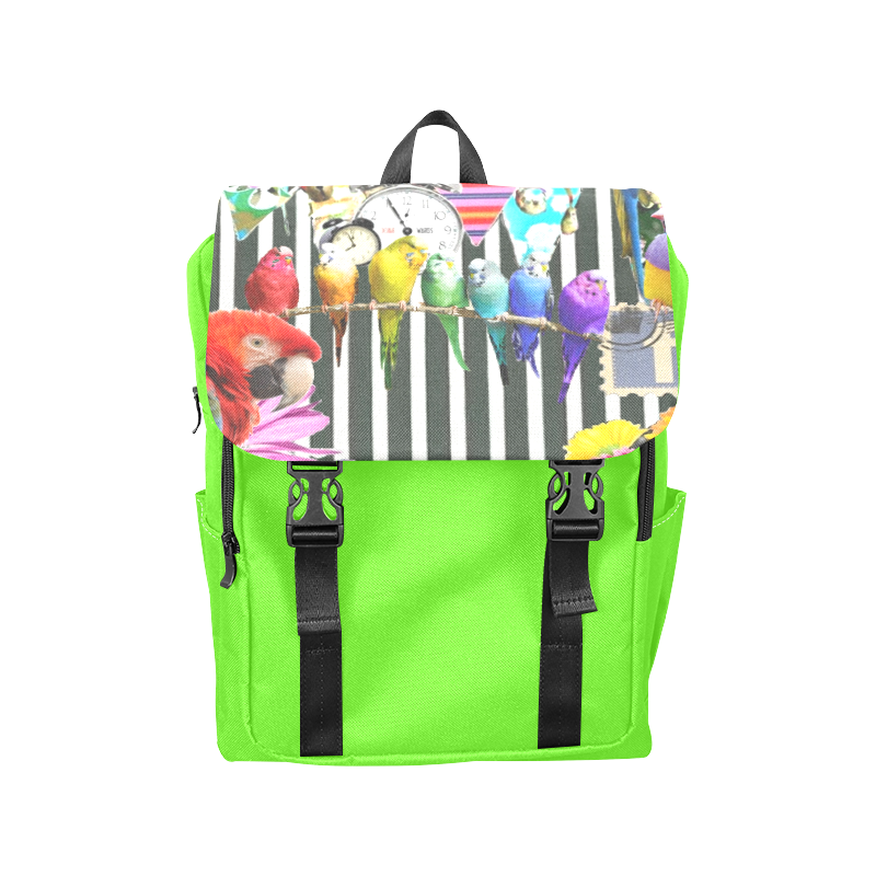 Budgies and Bunting Casual Shoulders Backpack (Model 1623)
