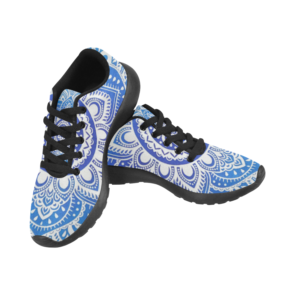 MANDALA LOTUS FLOWER Kid's Running Shoes (Model 020)