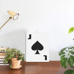 Playing Card Jack of Spades Photo Panel for Tabletop Display 6"x8"