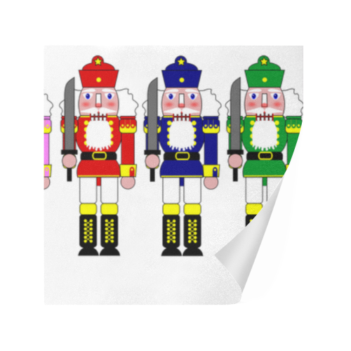Large Christmas Nutcracker Toy Soldiers Decorating Gift Wrapping Paper 58"x 23" (3 Rolls)