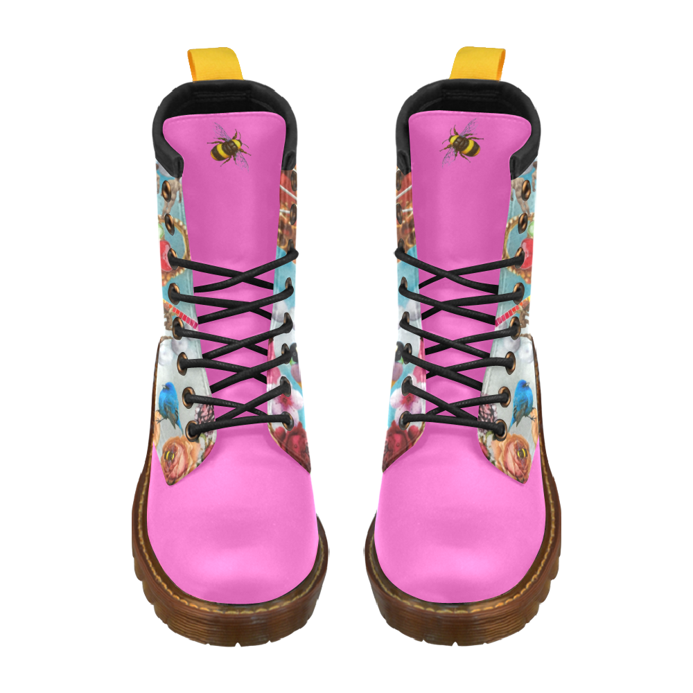 Bubble Gum Frank High Grade PU Leather Martin Boots For Women Model 402H