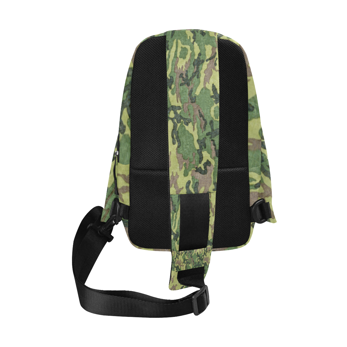 Military Camo Green Woodland Camouflage Chest Bag (Model 1678)