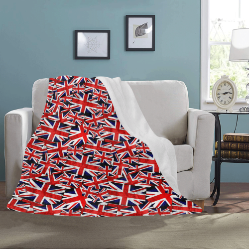 Union Jack British UK Flag Ultra-Soft Micro Fleece Blanket 50"x60"