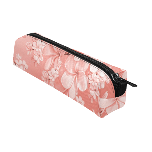 Delicate floral pattern,pink Pencil Pouch/Small (Model 1681)
