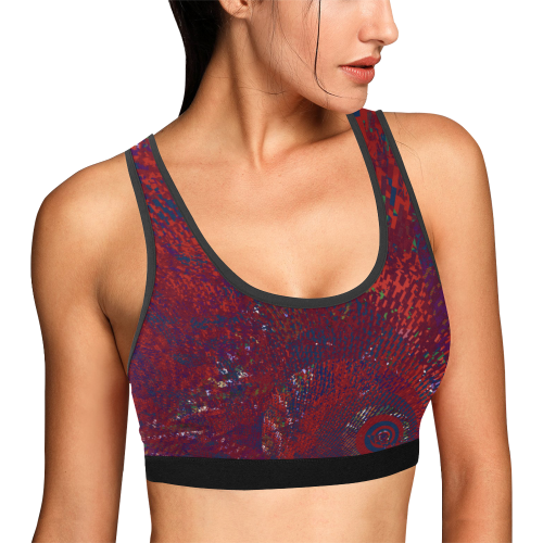 Confusion Women's All Over Print Sports Bra (Model T52)