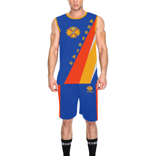 Assyrian Sunrise All Over Print Basketball Uniform