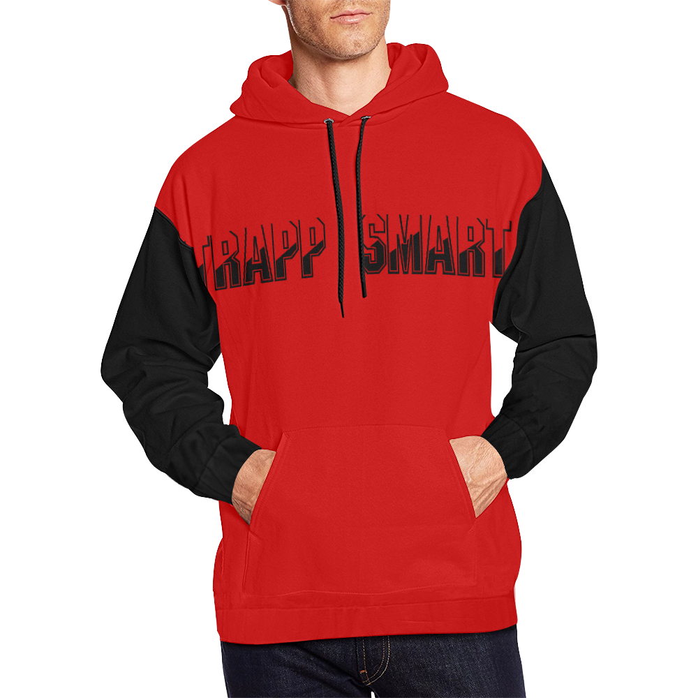 TRAPP SMART RED All Over Print Hoodie for Men (USA Size) (Model H13)