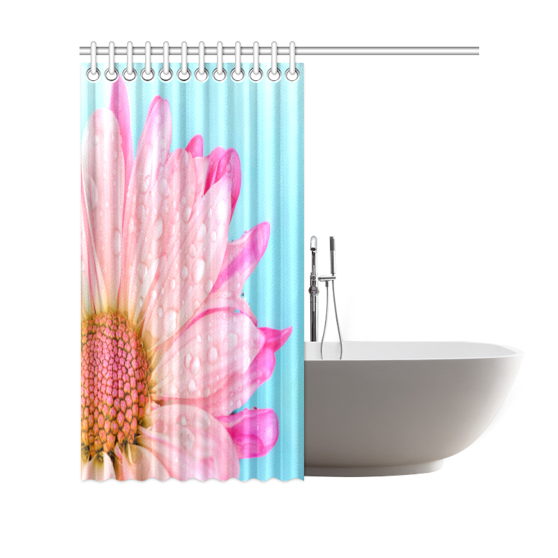 Flower Shower Curtain 69"x70"