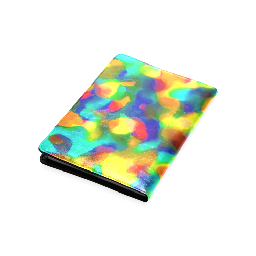 Colorful watercolors texture Custom NoteBook A5