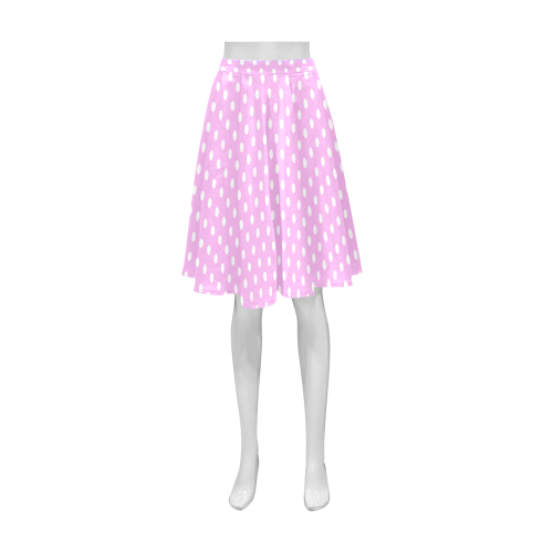 Polka-dot pattern Athena Women's Short Skirt (Model D15)