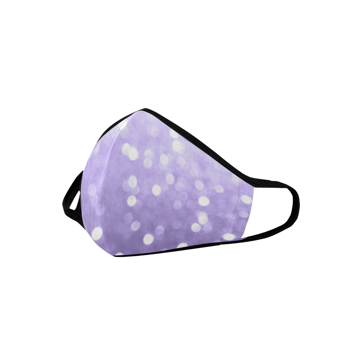 Ultra violet purple sparkly bokeh Mouth Mask