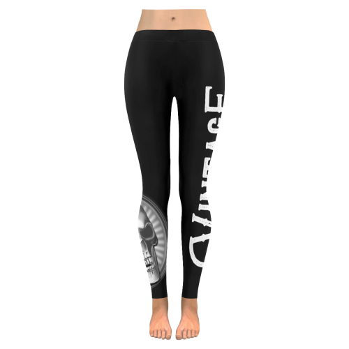 Mayhem Legging Women's Low Rise Leggings (Invisible Stitch) (Model L05)