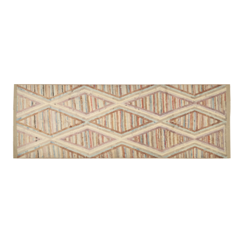Berber beige and brown Moroccan inspiration 10 x 3'3 Area rug Area Rug 9'6''x3'3''