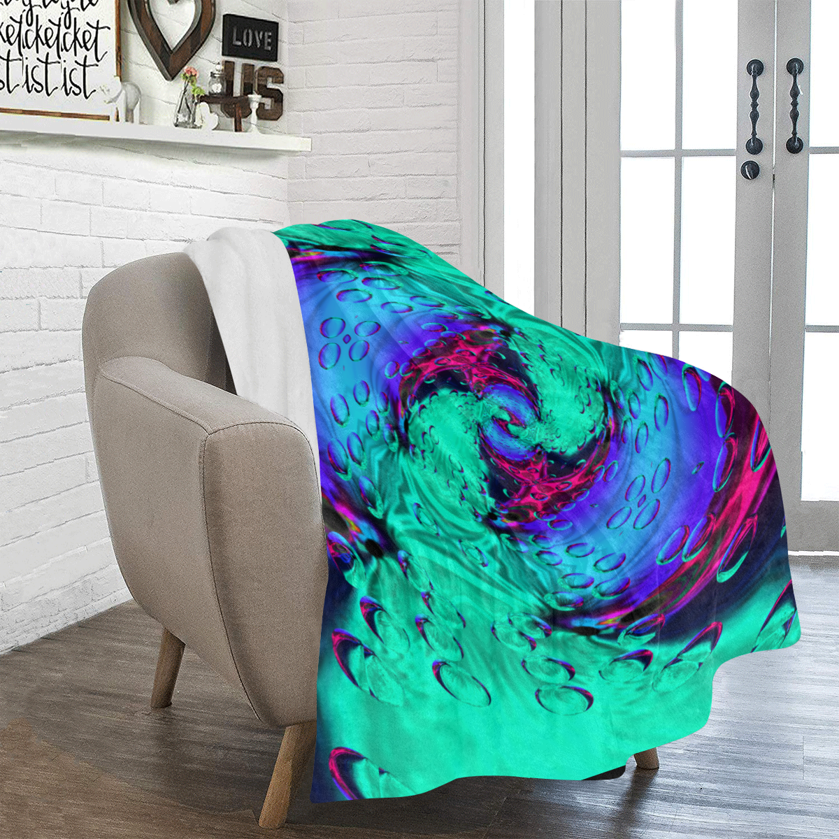 Waters Tide 0 2 5 Ultra-Soft Micro Fleece Blanket 43''x56''