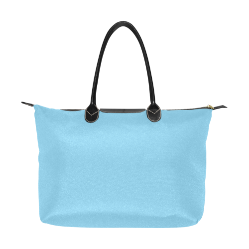 color baby blue Single-Shoulder Lady Handbag (Model 1714)