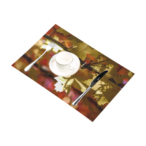 Yellow Leaf Placemat 12’’ x 18’’ (Set of 2)