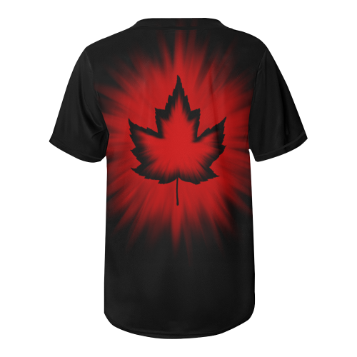 Cool Canada Baseball Shirts All Over Print Baseball Jersey for Men (Model T50)