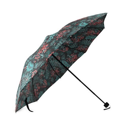 Winter Pattern by K.Merske Foldable Umbrella (Model U01)