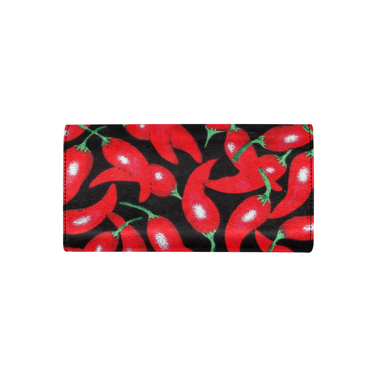 red hottt wallet Women's Flap Wallet (Model 1707)