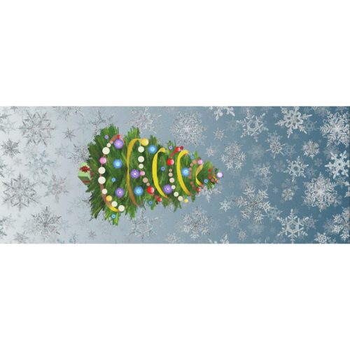 Christmas Tree, snowflakes Gift Wrapping Paper 58"x 23" (5 Rolls)