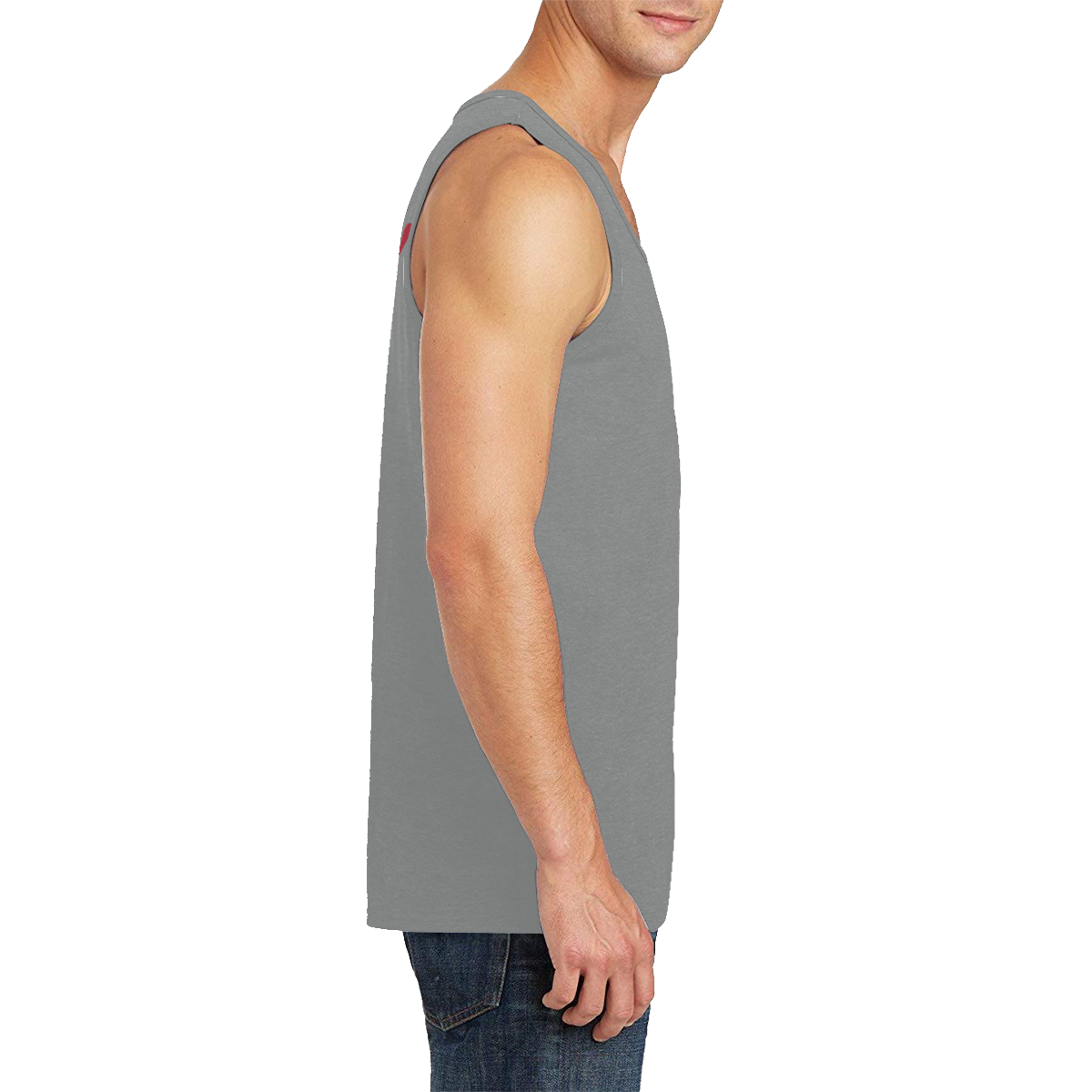 SFT GREY Muscle T, TAPP IN Men's All Over Print Tank Top (Model T57)