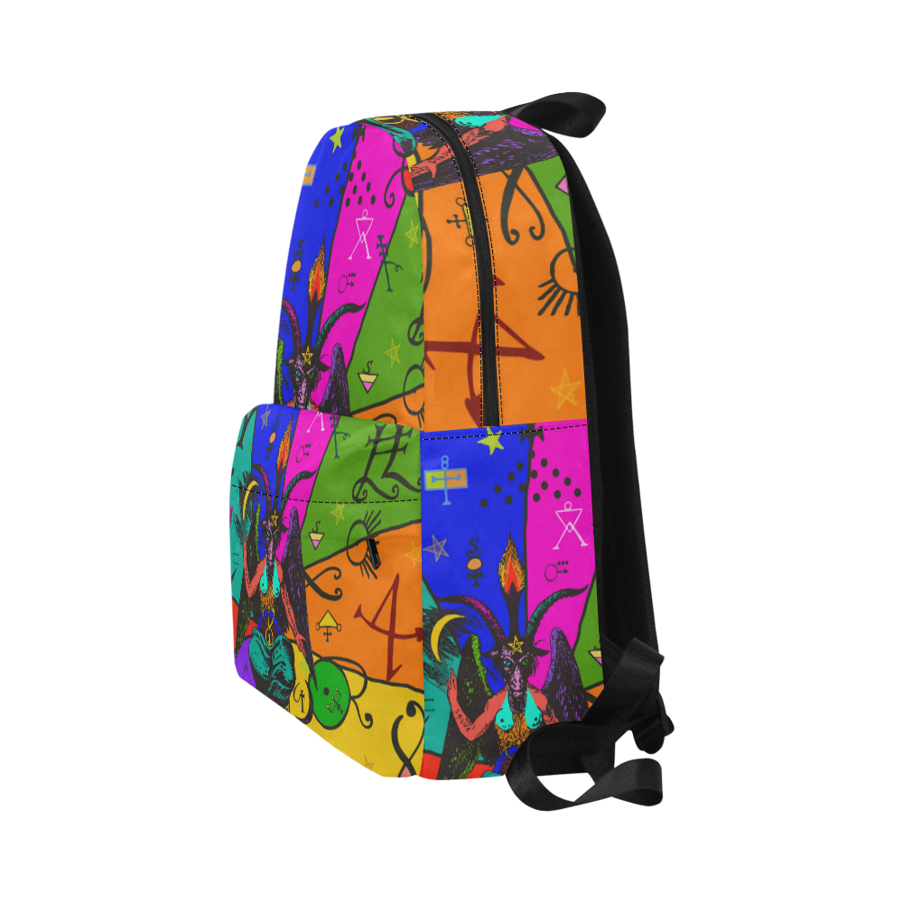 Awesome Baphomet Popart Unisex Classic Backpack (Model 1673)