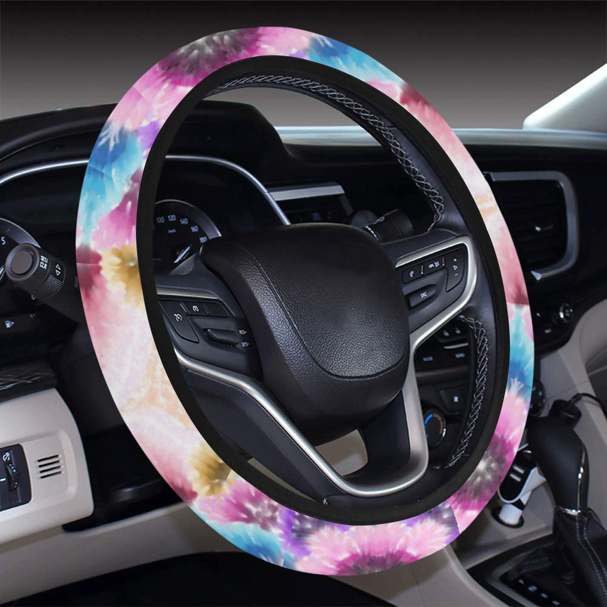 foulard Steering Wheel Cover with Elastic Edge