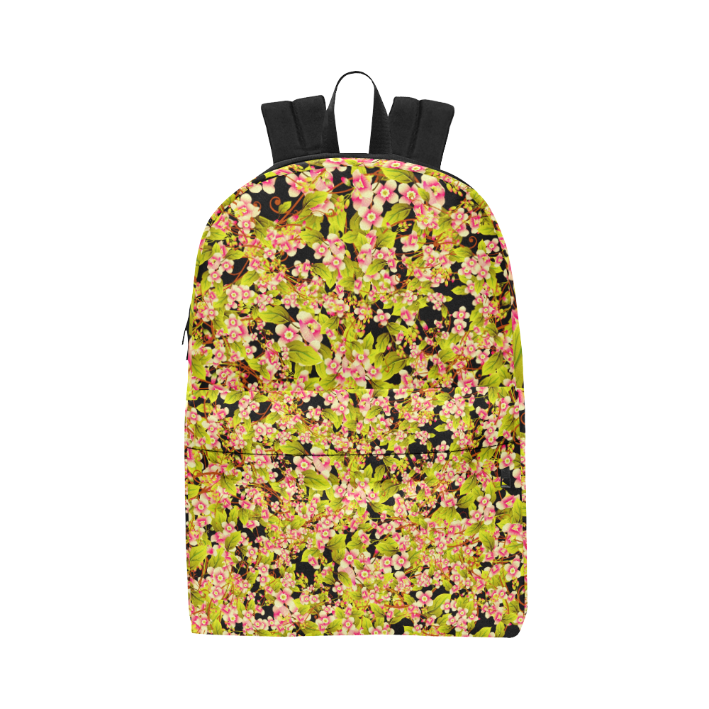 Flower Pattern Unisex Classic Backpack (Model 1673)