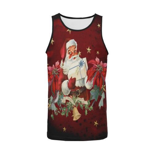 Santa Claus with gifts, vintage Men's All Over Print Tank Top (Model T57)