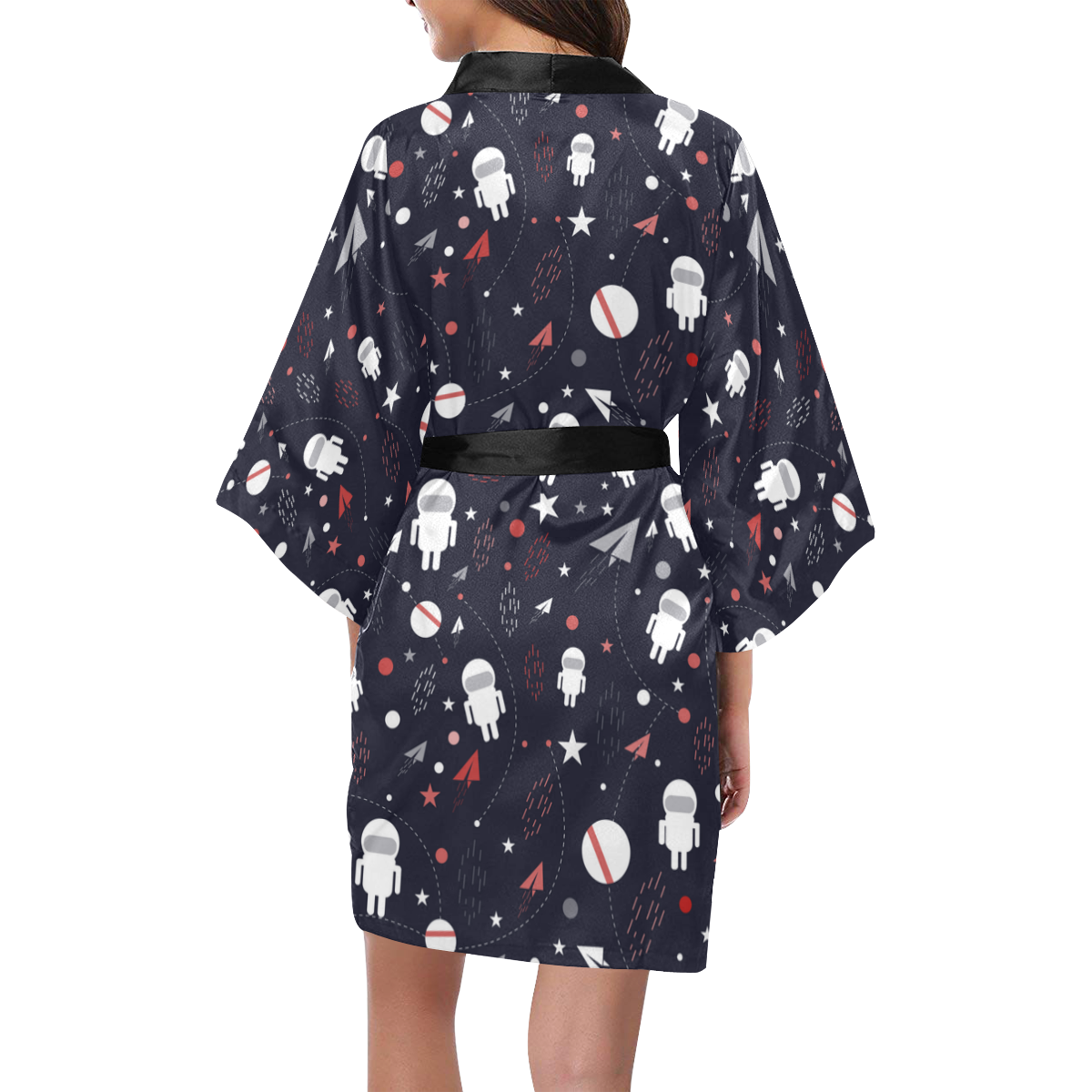 Astronaut Seamless Kimono Robe