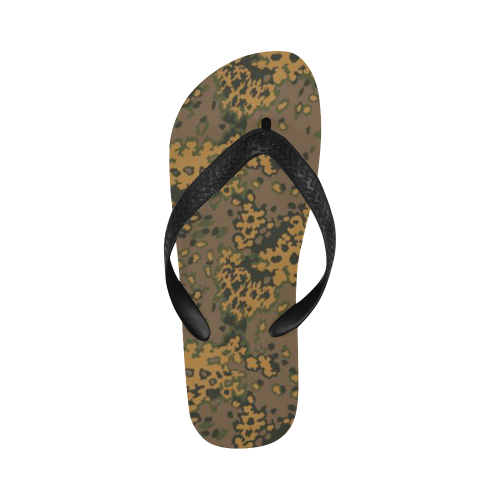 Eichenlaub fall camouflage Flip Flops for Men/Women (Model 040)