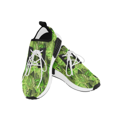 Tropical Jungle Leaves Camouflage Women’s Draco Running Shoes (Model 025)